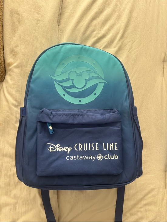 Disney Other - Disney Castaway Club Ombre Teal-to-Navy Backpack